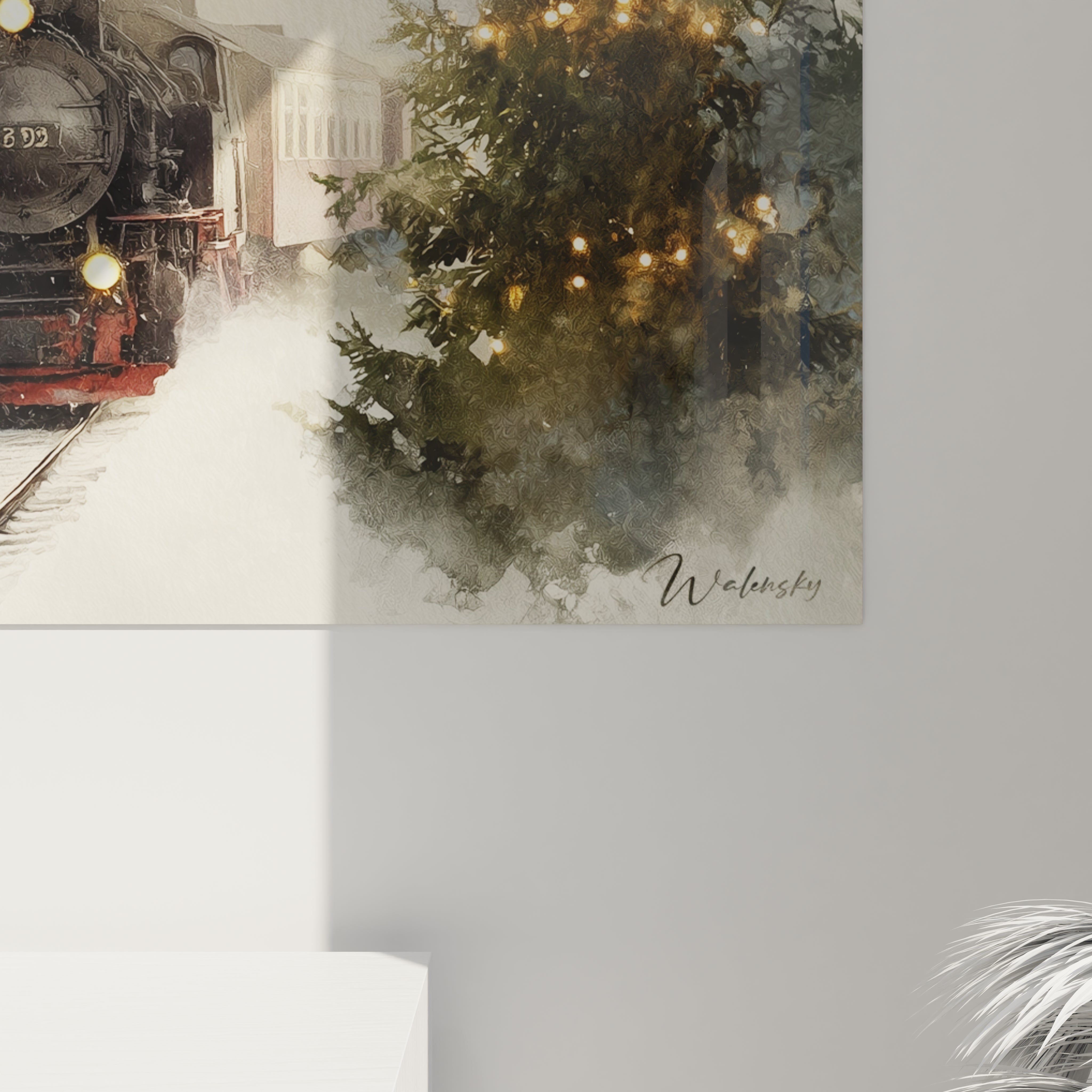 Tableau Train Express du Père Noël - édition Noël