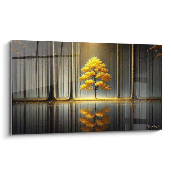 Schilderij Eeuwige Rust - Natuurboom Editie
