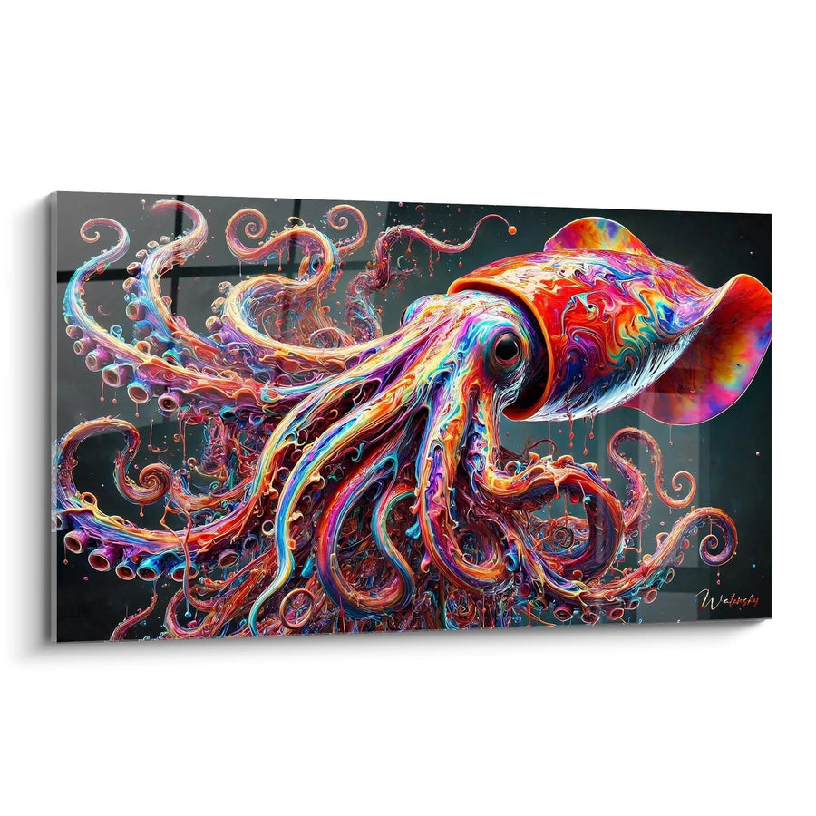 Cuadro Tesoro de los Océanos - Edición Calamar Animales