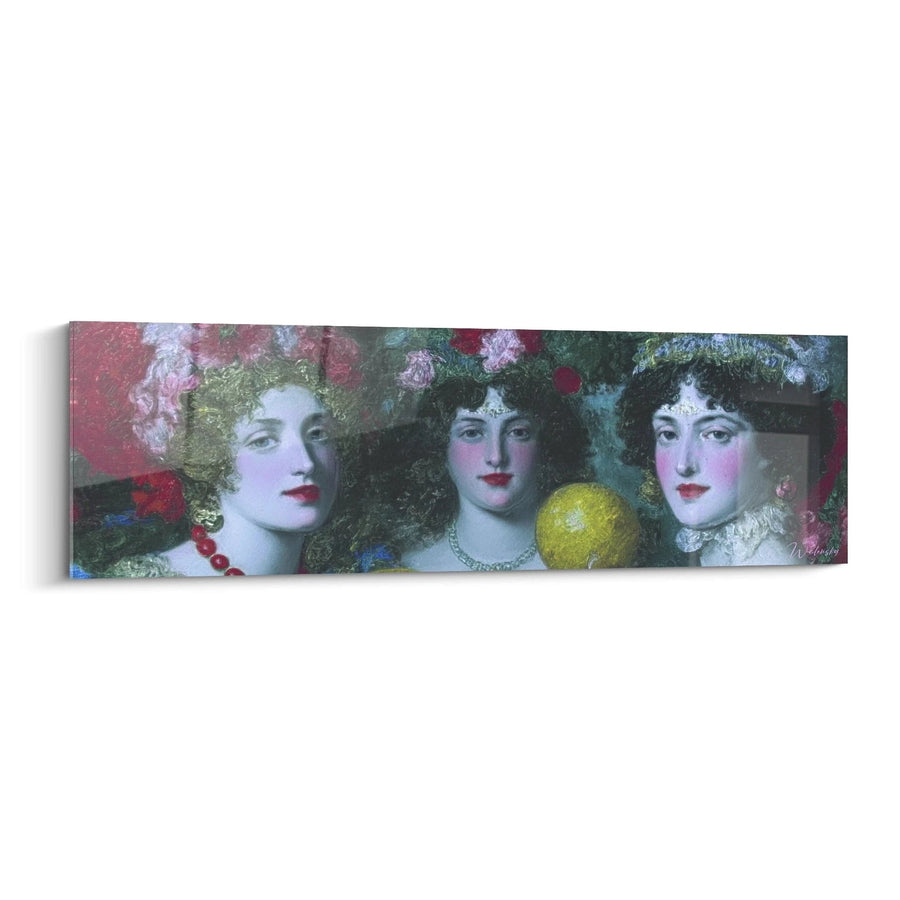 Tableau Trois Femmes Prophétesses Florales - édition préraphaélisme