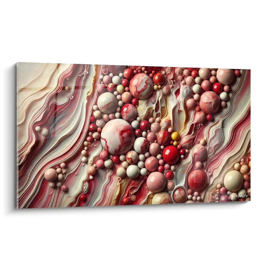 Cuadro Universo de Perlas - Edición Pintura Contemporánea Abstracta