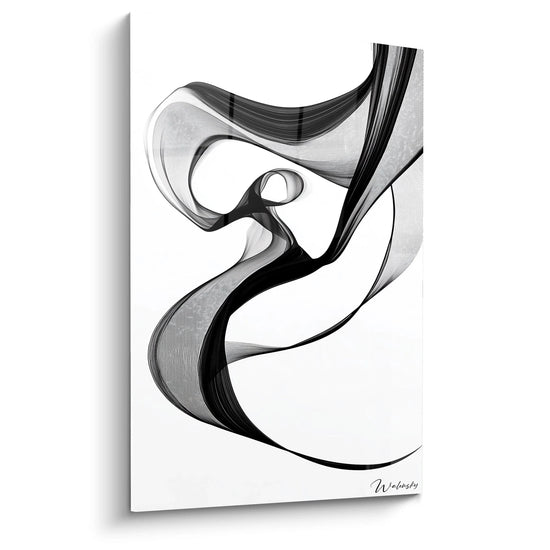 Tableau Vague Intérieure -Édition Noir et Blanc