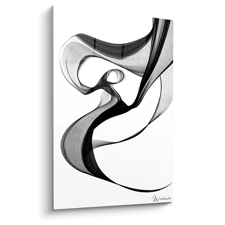 Tableau Vague Intérieure -Édition Noir et Blanc