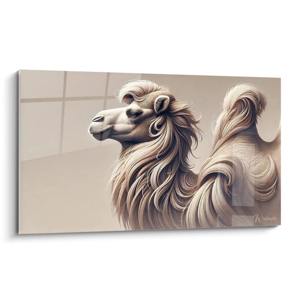 Quadro Onde di Sabbia - Edizione Cammello Animali