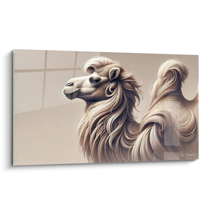 Sand Waves Painting - Camel Animals Edition