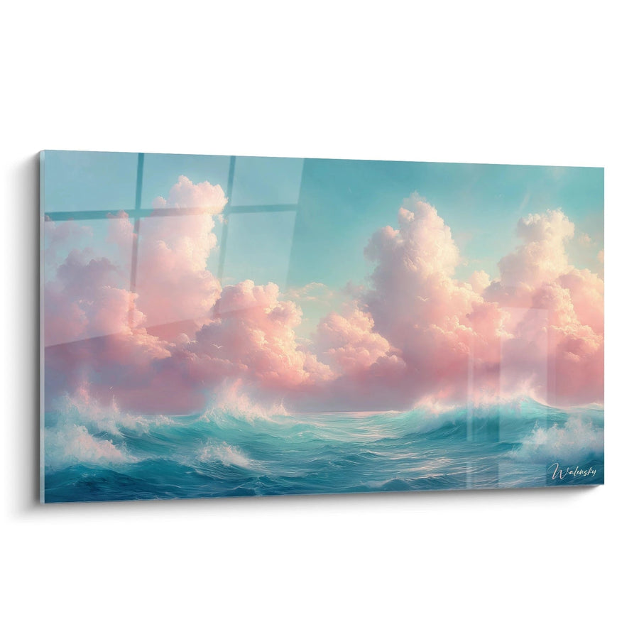 Tableau Vagues Turquoise - édition mer