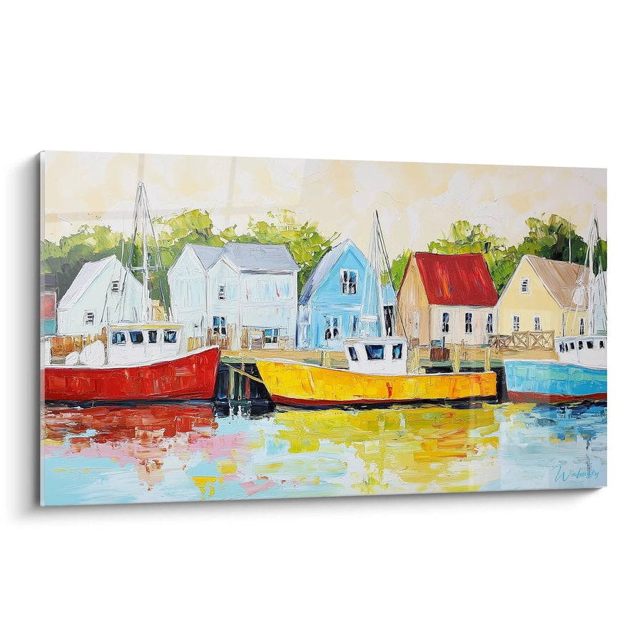 Harbor Village Painting - Landscape Edition
