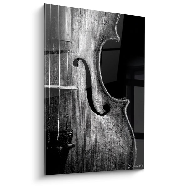 Cuadro Violín - Melodía Silenciosa - Edición música