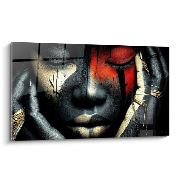 Cuadro Rostro Memoria de los Ancestros - edición rostro africano