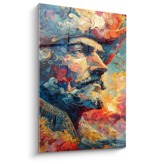 Tableau Visage Symphonie Émotionnelle - édition Christophe Colomb