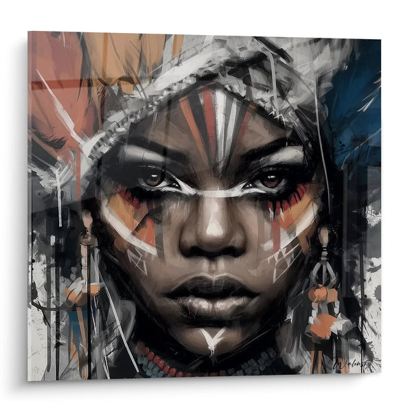 Cuadro Rostro Tierra de nuestros padres - edición rostro africano