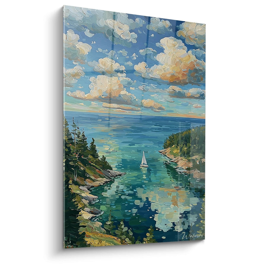 Tableau voilier lumière estivale - édition été