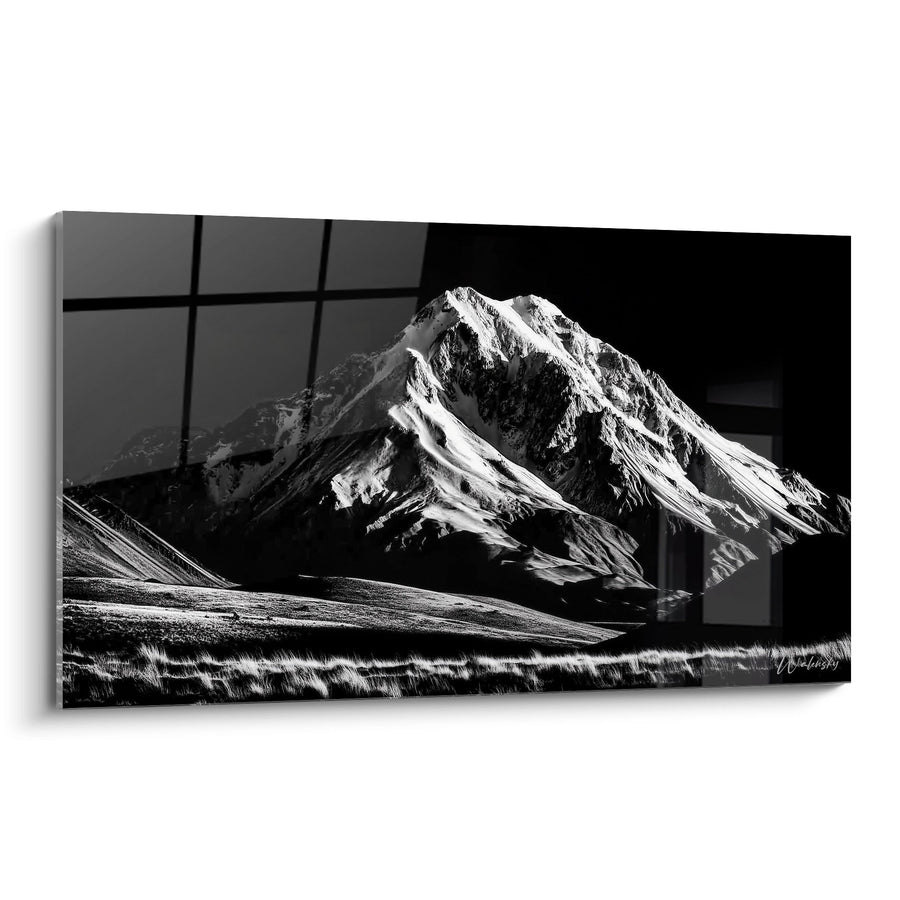 Tableau Volcan Enneigé - Majesté Glaciaire - édition Volcan