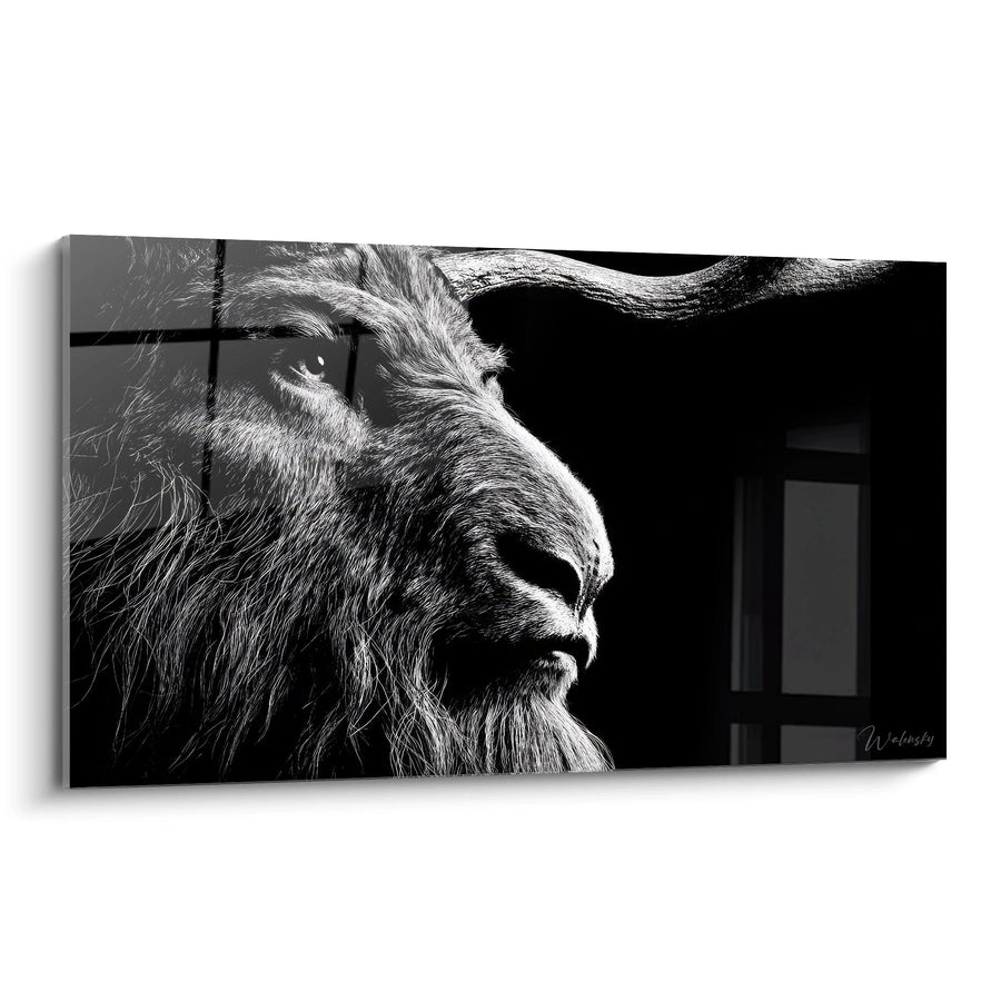 Wendigo Black and White Artwork - Majestic Portrait - Wendigo Edition