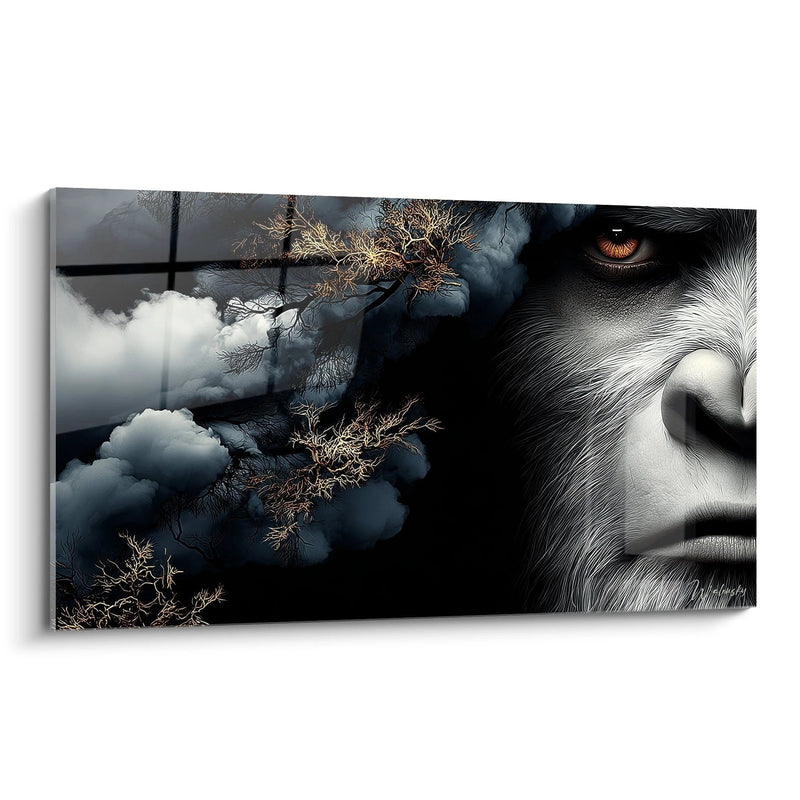 Mystical Yeti Painting - Piercing Gaze - Yeti Edition