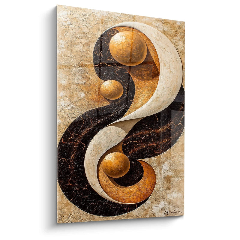 Tableau Yin Yang Africain danse des contraires - édition africa