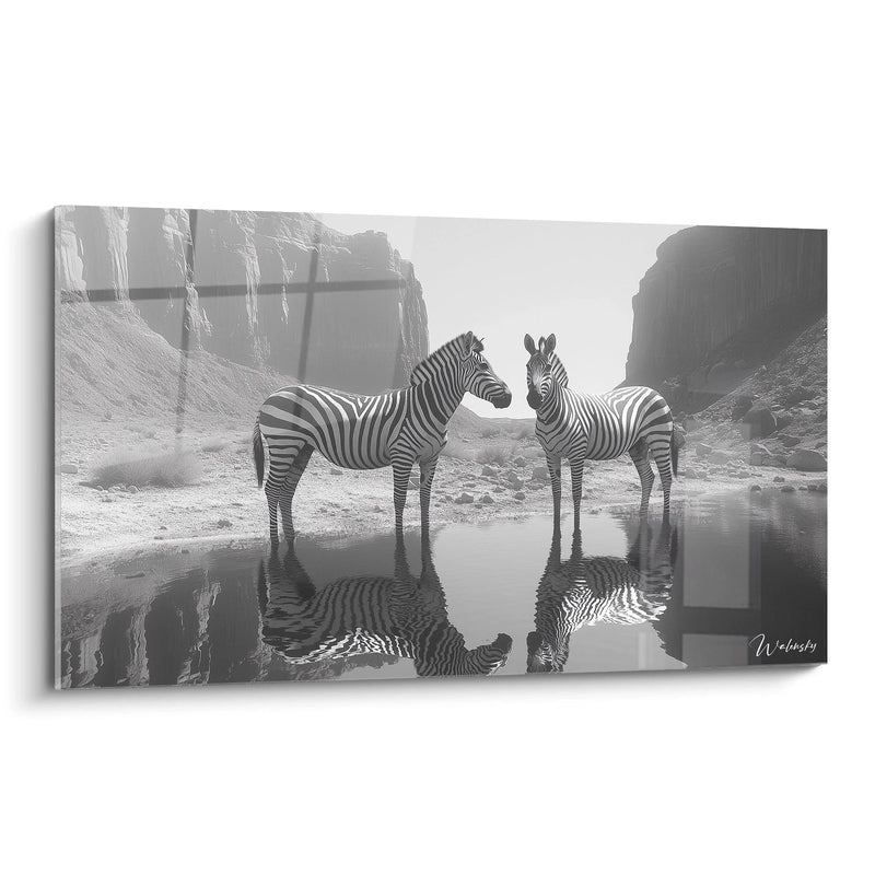 Zebra Painting Serenity Monochrome - zebra edition