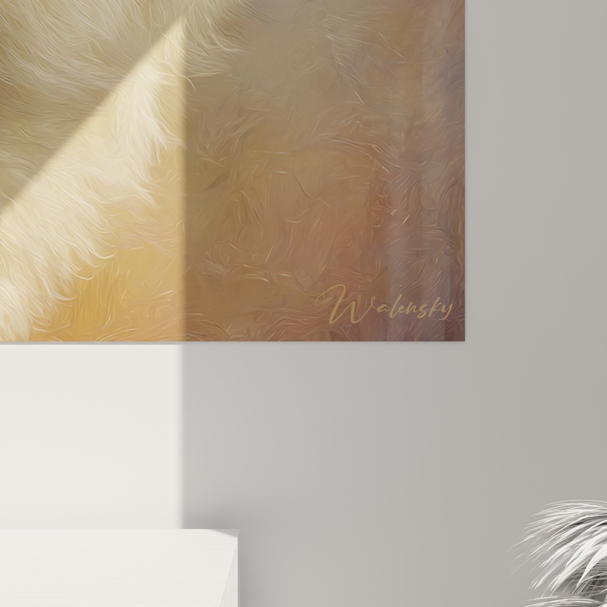 Vue d'ensemble du portrait Chow Chow - Composition harmonieuse aux tons chauds et naturels