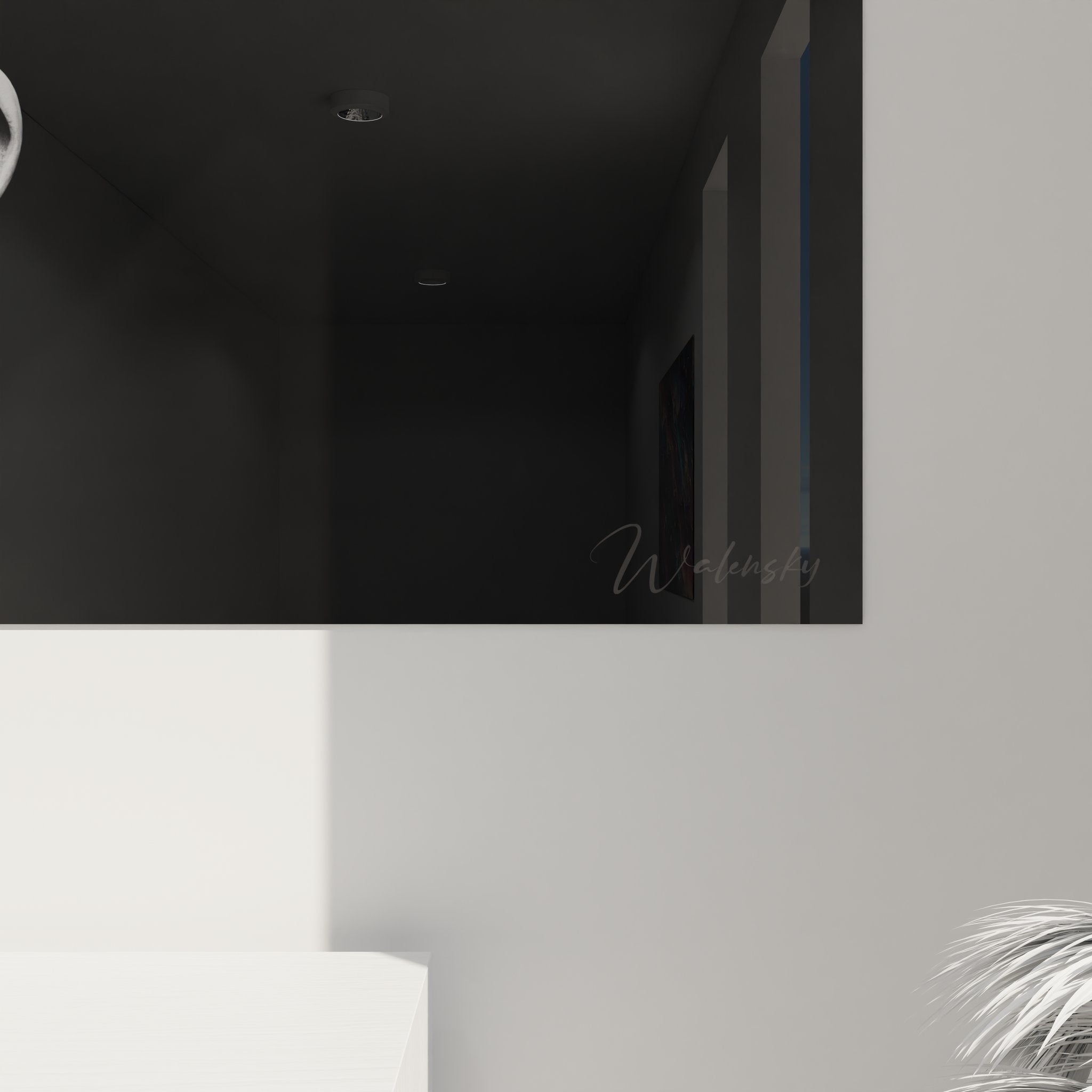 Vue d'ensemble tableau mural femme masquée, art décoratif moderne rouge noir pour intérieur chic