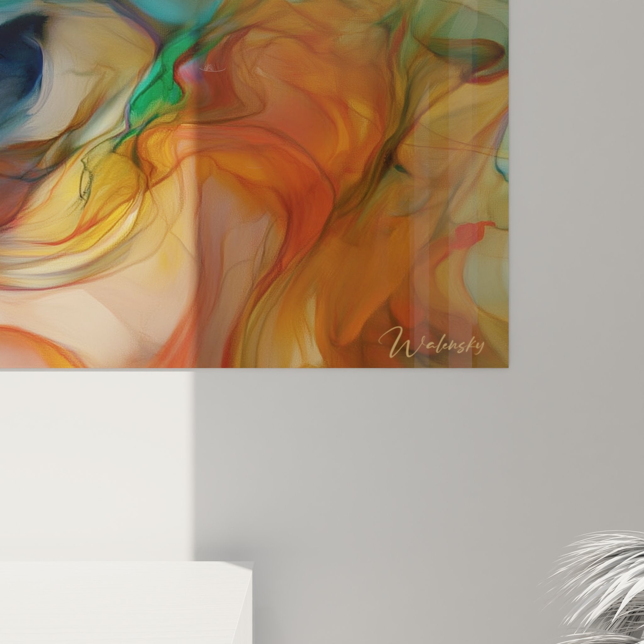 Vue ensemble tableau mural fjord nordique paysage côtier archipels - Décoration murale scandinave