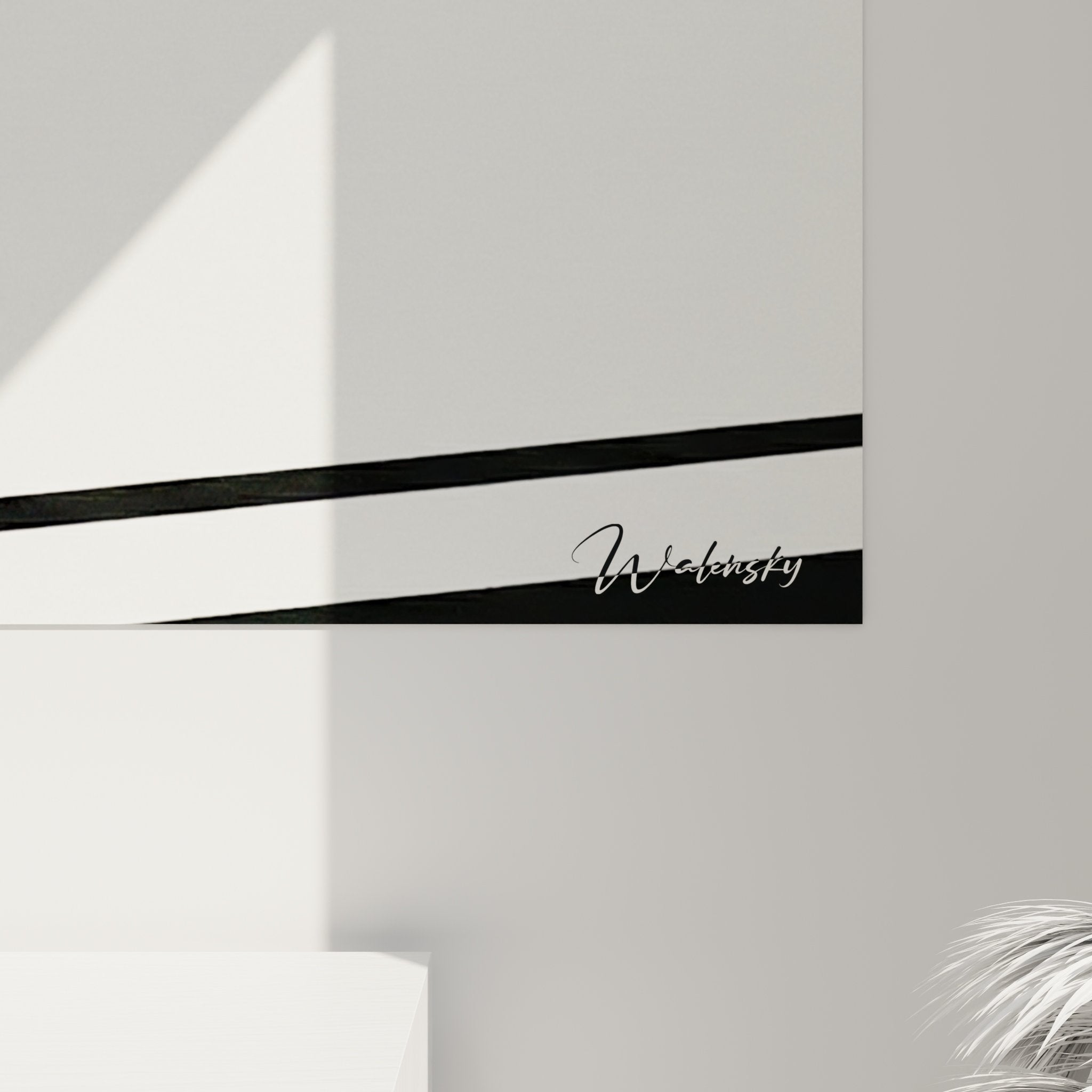 Gesamtansicht Basset-Hound-Wandbild moderne elegante Wanddekoration Wohnzimmer