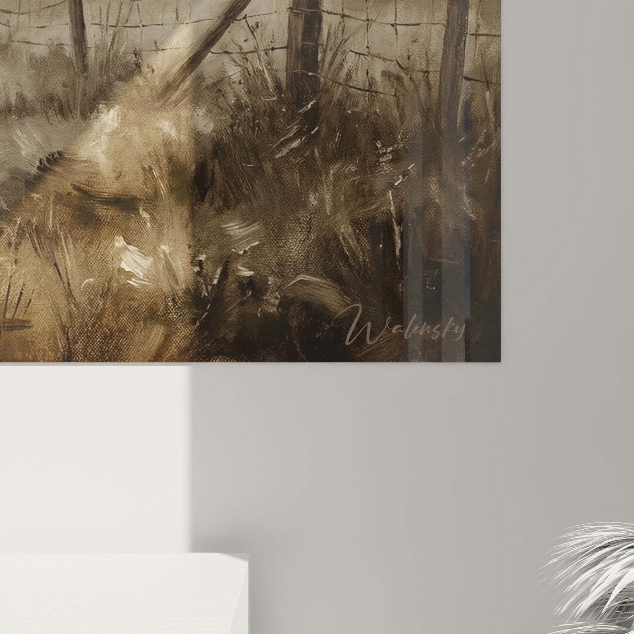 Braque Weimar wall art overall view rustic chic countryside decoration elegant