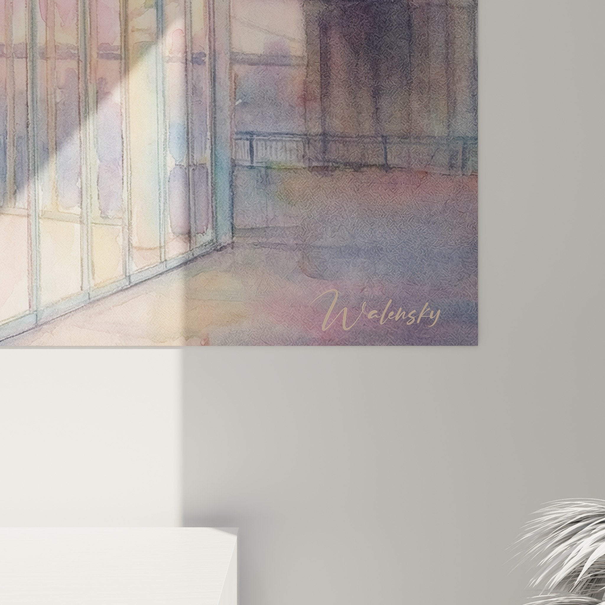 Vue ensemble tableau carrousel urbain verriere moderne decoration interieure Brooklyn