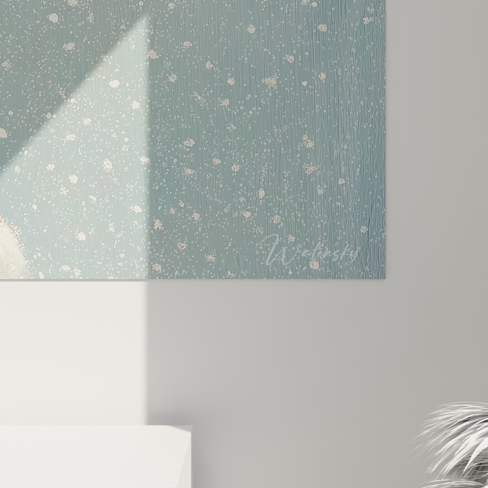 Gesamtansicht Dalmatiner Wandbild Inneneinrichtung moderner Stil