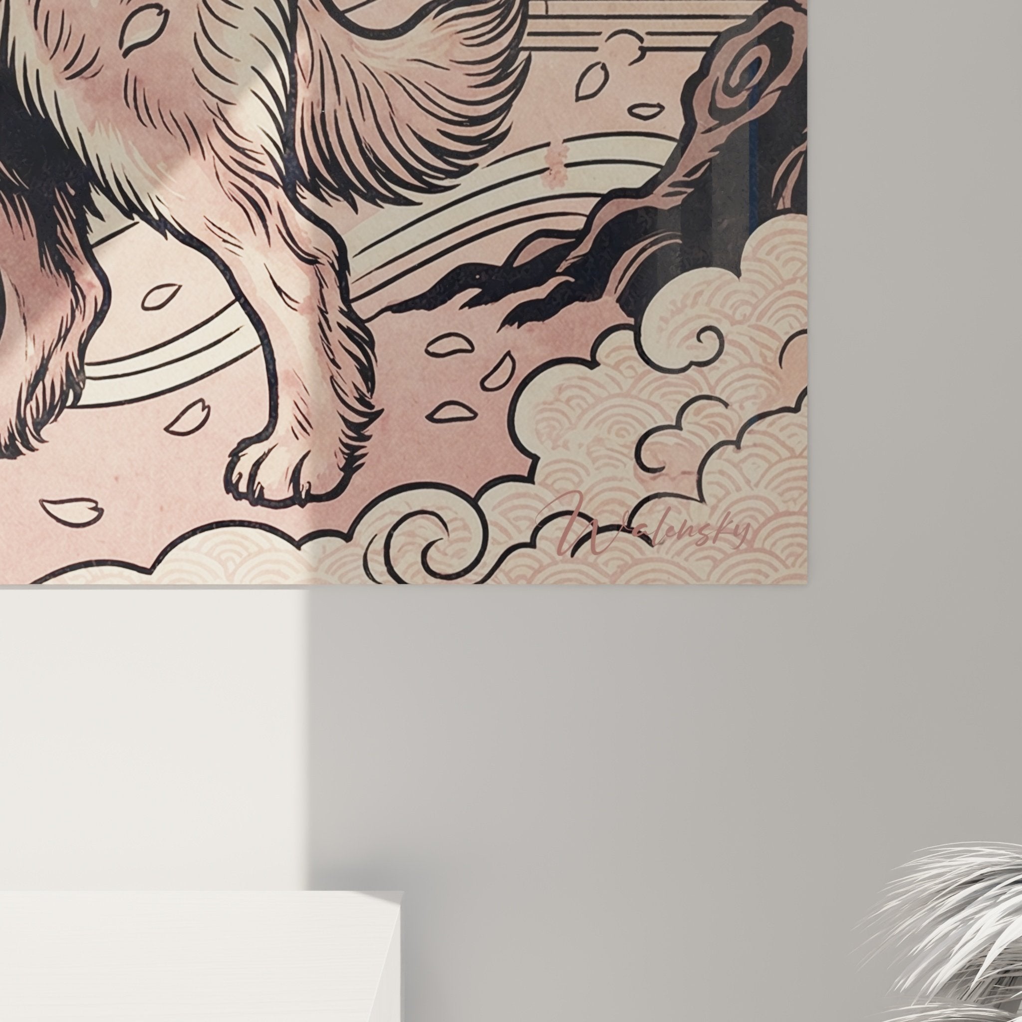 leonberg garden japanese landscape wall art interior decoration oriental zen style