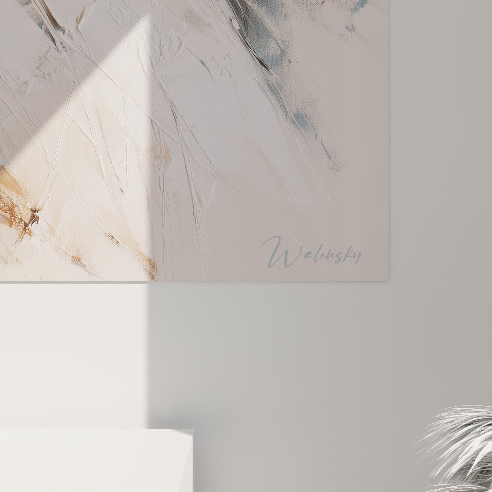 vue ensemble tableau schnauzer portrait chien moderne decoration interieur