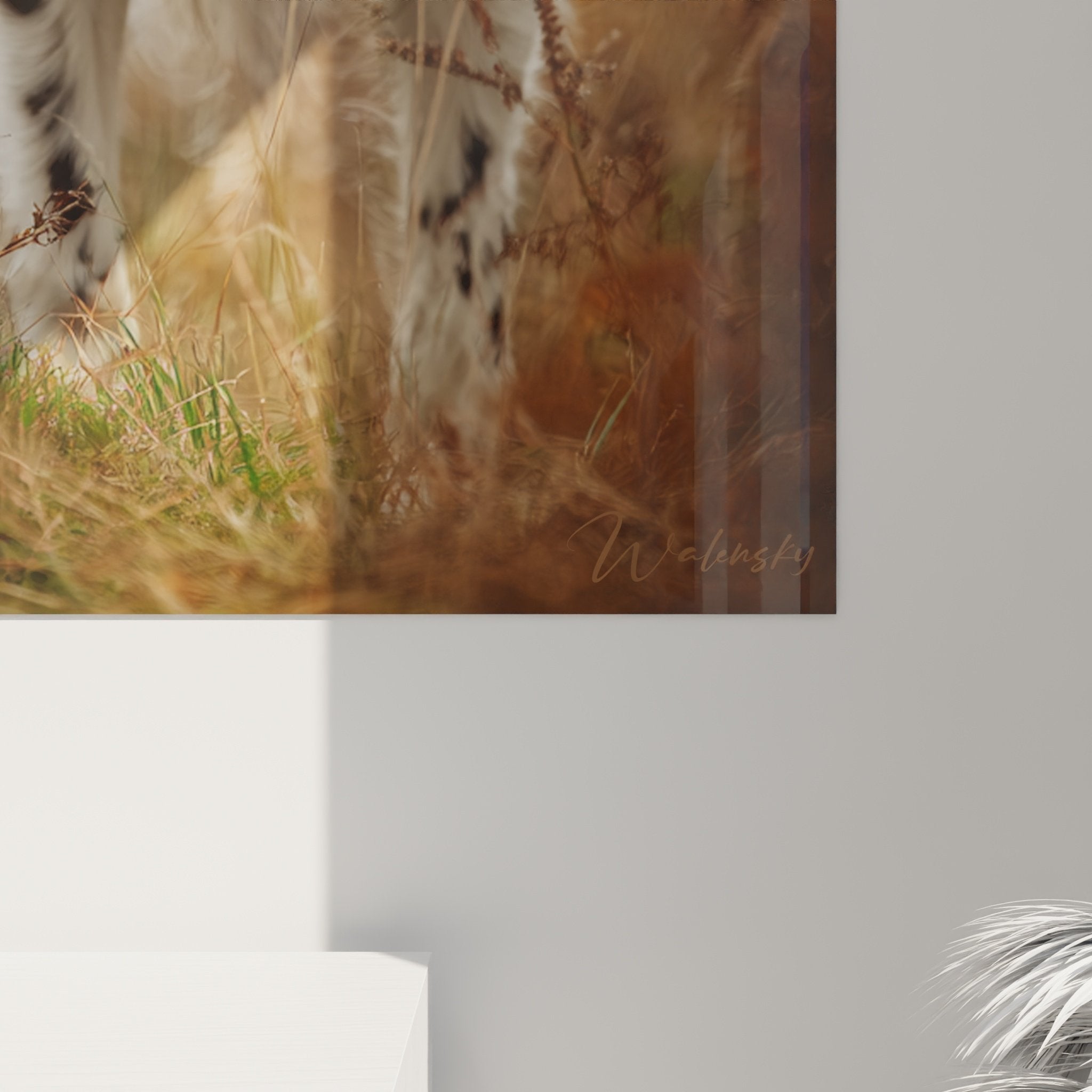 Vue d'ensemble tableau Springer Anglais format portrait, décoration murale style campagne chic